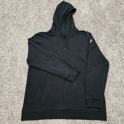 Sudadera con capucha negra para hombre ASICS talla XL Foto 1 de 4