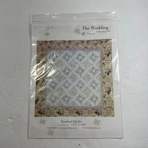 The Wedding Quilt Pattern By Kindred Quilts Paper Piecing 53" X 53" Finished - Picture 1 of 9