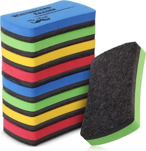 Mr. Pen- Magnetic Dry Erase Erasers, 8 Pack, Assorted Colors, Vibrant - Picture 1 of 8