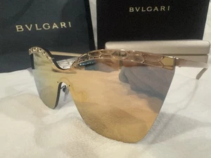 Bvlgari Sunglasses AUTHENTIC 6093 Rose Gold Cat Eye Butterfly Bv6093 Serpent Eye - Picture 1 of 11