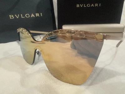 Bvlgari Sunglasses AUTHENTIC 6093 Rose Gold Cat Eye Butterfly Bv6093 Serpent Eye - Image 1 of 4