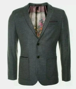 Ted Baker LASVEG mini design blazer in Gray Size 6 ted Rt $485 - Picture 1 of 2