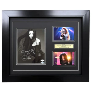 Cher Autographed 8x10 Photo JSA Framed Music Singer Signed - Picture 1 of 7