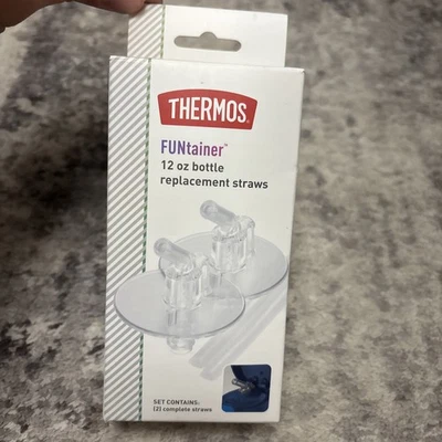 Thermos Replacement Straws for 12 Oz Funtainer Bottle Clear - Image 1 of 4