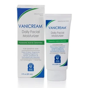 Vanicream Daily Facial Moisturizer with Hyaluronic Acid And Ceramides 3oz / 89ml - Picture 1 of 4