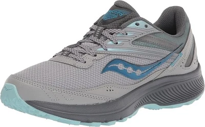 Zapatos para correr Saucony Versarun Cushioning Tr15 de malla para mujer, aleación/topacio, 11,5 Foto 1 de 2
