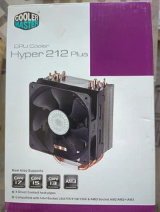 Cooler Master Hyper 212 Plus - CPU Cooler *OPEN BOX - UNUSED* - Picture 1 of 4
