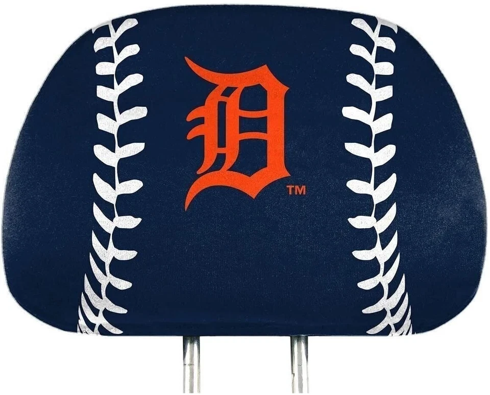 Par Premium de fundas para reposacabezas automáticas Detroit Tigers, impresas a todo color,... Foto 1 de 1