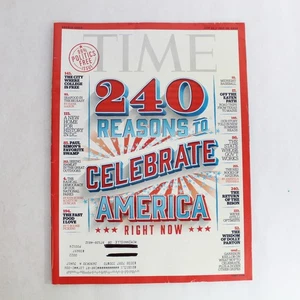 Time Magazine July 2016 Double Issue Vol 188 - Celebrate America - Picture 1 of 5