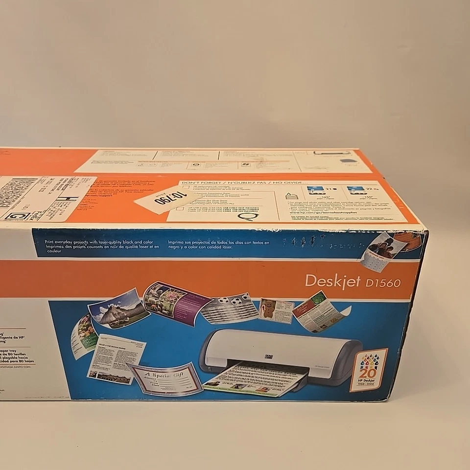 HP Deskjet D1560 Standard Inkjet Printer  New Sealed - Image 1 of 4