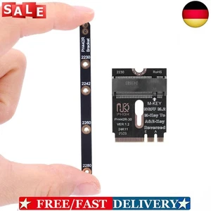 DE* NGFF A+E-Key Male To NVME M-key Female Extension PCI-E 4.0 Adapter with Brac - Bild 1 von 12