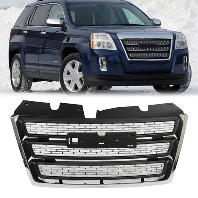 Parachoques delantero negro mate con moldura cromada para GMC Terrain 2010-2015 Foto 1 de 4