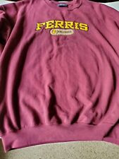 Ferris State University Bulldogs  Logo Long Sleeve Sweatshirt - Maroon X-Large 