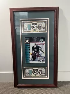 Anaheim Mighty Ducks - 1993 Inaugural Season Opener 2 Tickets/Photos Framed RARE - Picture 1 of 7