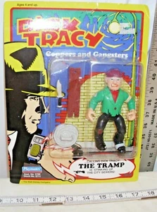 PLAYMATES DICK TRACY THE TRAMP FIGURE NEW ON CARD 1992 #5700 - Picture 1 of 2