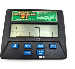 vtg Radica Pocket BlackJack 21 Model 1350 tested - Imagen 1 de 3