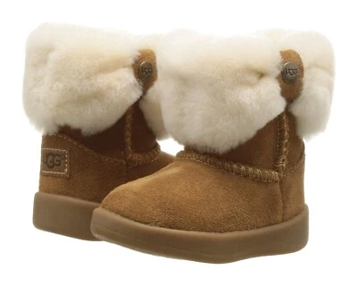 Bota Ramona UGG Z10511* Unisex Infantil Castaño Piel de Oveja Talla 02/03 Foto 1 de 4