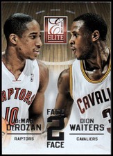2013-14 Elite Face 2 Face Raptors Basketball Card #17 DeMar DeRozan/Dion Waiters