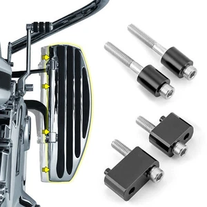 MOFUN Driver Floorboard Extension Kit w/Bolts for Harley Road King, Street Glide - Picture 1 of 6
