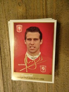 PETER WISGERHOF - FC TWENTE - PANINI LIKE / STICKER + AUTOGRAPH - AH 2009/2010