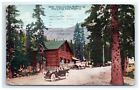 Postcard Glencove Inn Halfway Up Pikes Peak Auto Highway Posted 1920 Old Car
