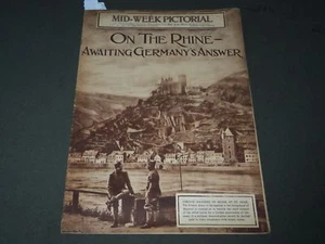 1919 DECEMBER 18 MID-WEEK PICTORIAL MAGAZINE SECTION - ON THE RHINE - J 3252 - Picture 1 of 7