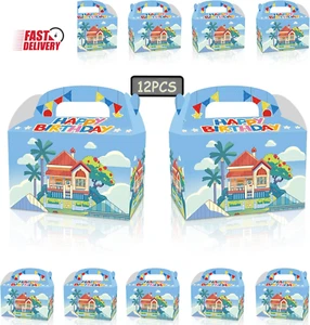 12PCS Cartoon Blue Dog Birthday Party Supplies,Kid Party Decorations Bags, Candy - Picture 1 of 12