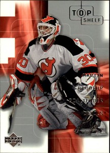 2001-02 UD Top Shelf Devils Hockey Card #25 Martin Brodeur
