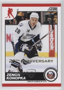 2010-11 Score 20th Anniversary Zenon Konopka #314