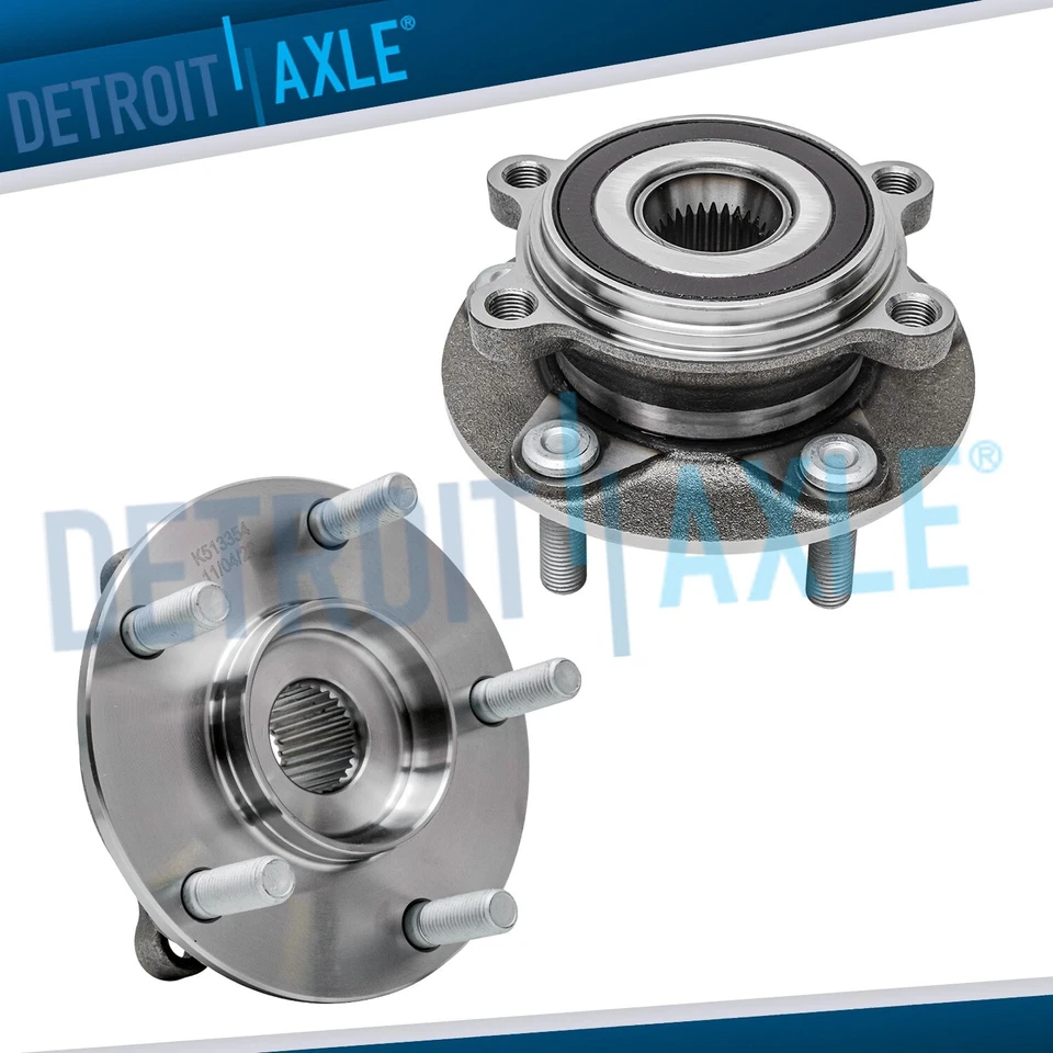Pair Front Wheel Bearing Hubs for 2014 2015 2016 2017 2018 Mazda 3 Sport CX-3 - Image 1 of 4