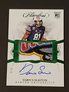 2019 Flawless Darius Slayton Auto RC True RPA Sick Patch SSP 5/5 !!!!!! - Picture 1 of 2