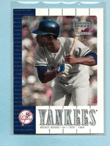 MICKEY RIVERS - 2000 Upper Deck Yankee Legends - #44 - Comb. Shipping - #2 - Picture 1 of 1