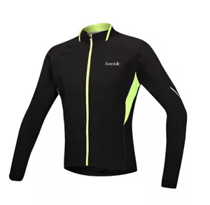 Nuevo Hombre A Prueba de Viento Impermeable Ciclismo Manga Larga Jersey Bicicleta Camisas Chaqueta - Imagen 1 de 4
