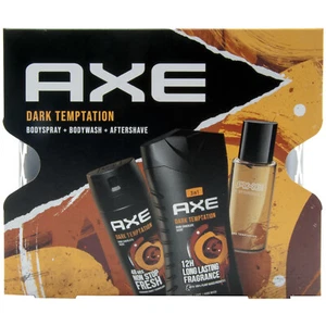 Axe DARK TEMPTATION Gift Set 1x 150ml Deodorant - 250ml Shower Gel -100ml After Shave - Picture 1 of 2