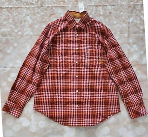 Timberland Shirt Mens L Multicolor Plaid Long Sleeve Button Up Embroidered Logo - Picture 1 of 5