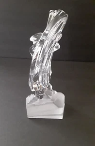 Cristal Sevres Golfer Crystal Statue Figurine Sculpture 10'' 1/4" France - Picture 1 of 6