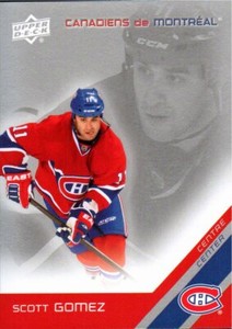 Scott Gomez 2011-12 McDonald's Upper Deck Montreal Canadiens
