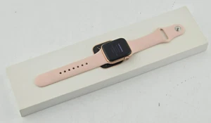 (NE6) Apple Watch Series 6 | 40mm | GPS | Aluminium Gold | Pink Strap | 100% BH - Zdjęcie 1 z 10