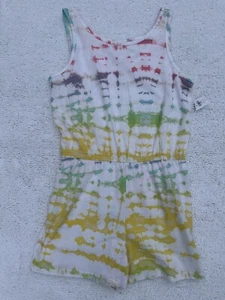 Old Navy Tie Dye Romper Girls Size 14 New With Tags - Picture 1 of 5
