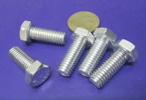 Cap Screw Bolt, Full Thread, Aluminum, 3/8"-16 x 1.0" Length, 10 pc - Picture 1 of 10