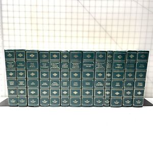 The Programmed Classics 1968 Lot of 13 Vintage Hardcover Books Home Decor Green