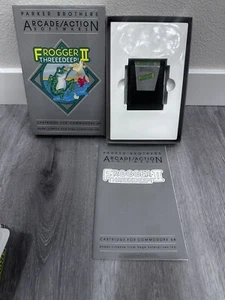 Frogger II 2 Threeedeep Commodore 64 C64 scatola cartuccia usata Parker Brothers - Foto 1 di 7