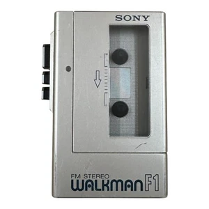 VTG Sony Walkman Cassette Player FM Stereo WM-F1 Radio Works Tape Needs Repair - Picture 1 of 11