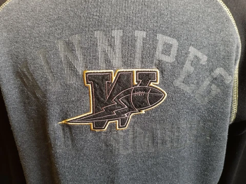 WINNIPEG BLUE BOMBERS LONG SLEEVE TOP CFL 2XL Cover