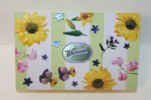 Vintage Whitman Bonbondose mit Klappdeckel / Frühlingsblumen - Bild 1 von 5