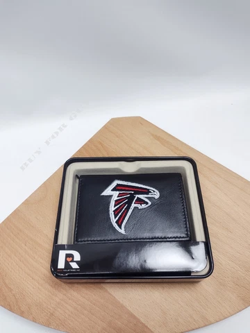 Atlanta Falcons NFL Embroidered Bi-fold Wallet - Men's Wallet Cover