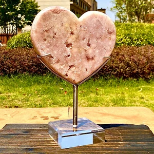 4.25LB Natural mineral purple pink crystal quartz spiritual ornament - Picture 1 of 12