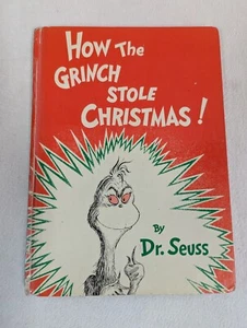 How The Grinch Stole Christmas ~ Dr. Seuss 1st Ed 38 Title Back Original 1957 HC - Picture 1 of 10