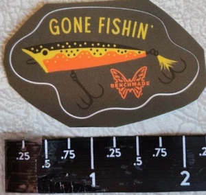 #10 - Benchmade Knives Gone Fishin' Series Vinyl Decal Sticker Shot Show 2024 - Picture 1 of 1