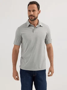 Herren Poloshirt Wrangler Performance grau - 112359314 - Bild 1 von 2